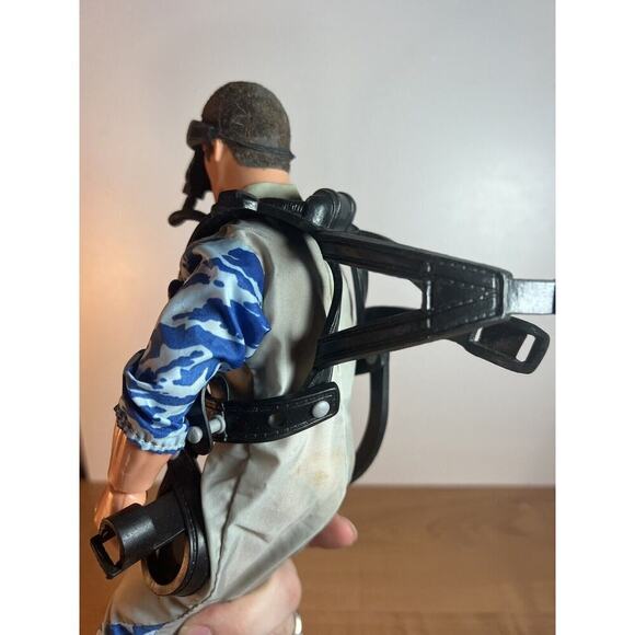 1996 Hasbro International 12” GI Joe Flocked Hair Flight Suit Gear No Boots - Picture 7 of 7